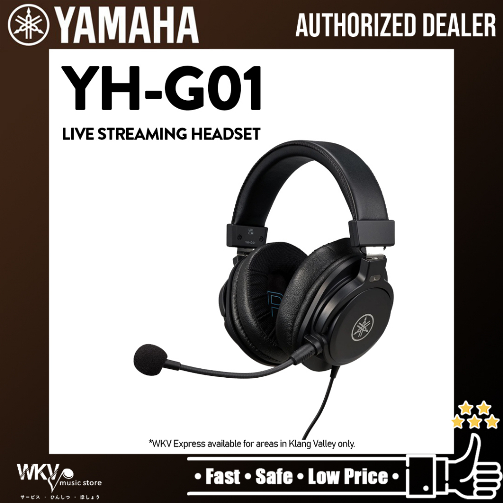 Yamaha YH-G01 Live Streaming Headset (YHG01) ZG01 Package | Shopee