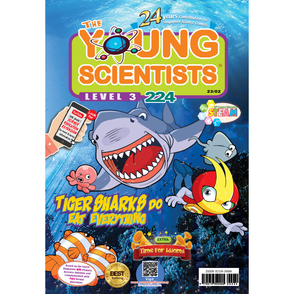 シンガポール雑誌　young scientists level 3 10冊 The Young Scientists Level 3 Issue 2023 | Shopee Malaysia