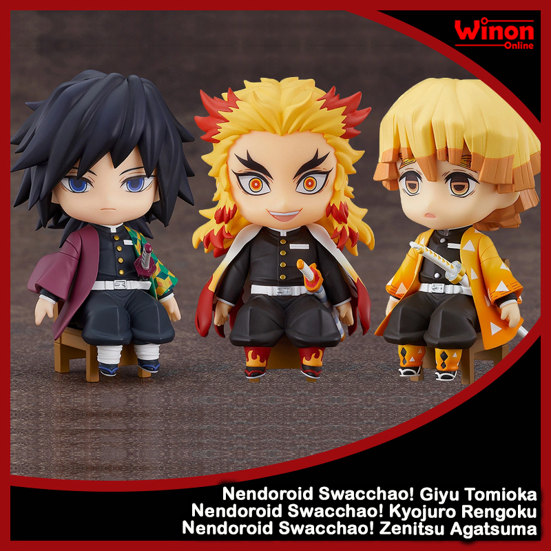 Good Smile Demon Slayer Kimetsu No Yaiba Kyojuro Rengoku Figura De Accion Nendoroid Incluida Base De Acrilico Especial