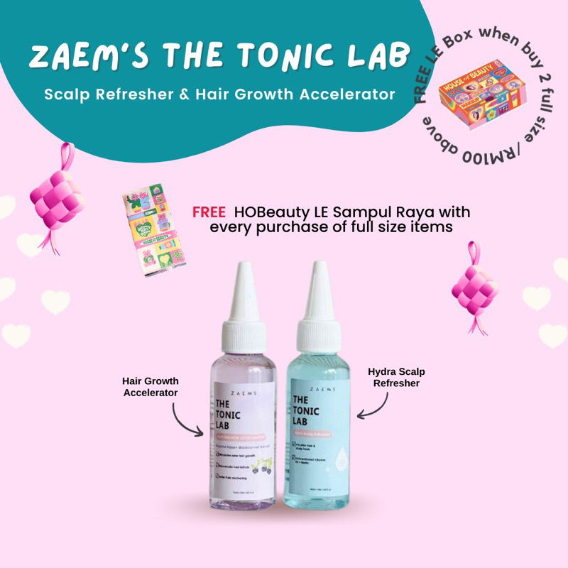 The Tonic Lab by Zaem Hair Tonic Serum for Dandruff + Hairfall