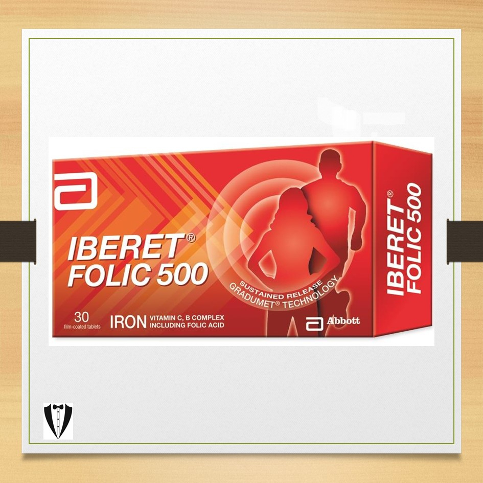 [EXP: 04/2025] ABBOTT IBERET FOLIC 500MG 6's / 30's | Shopee Malaysia