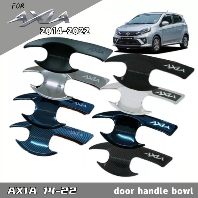 Vemart Perodua axia old 20142022 4pcs car door handle bowl cover