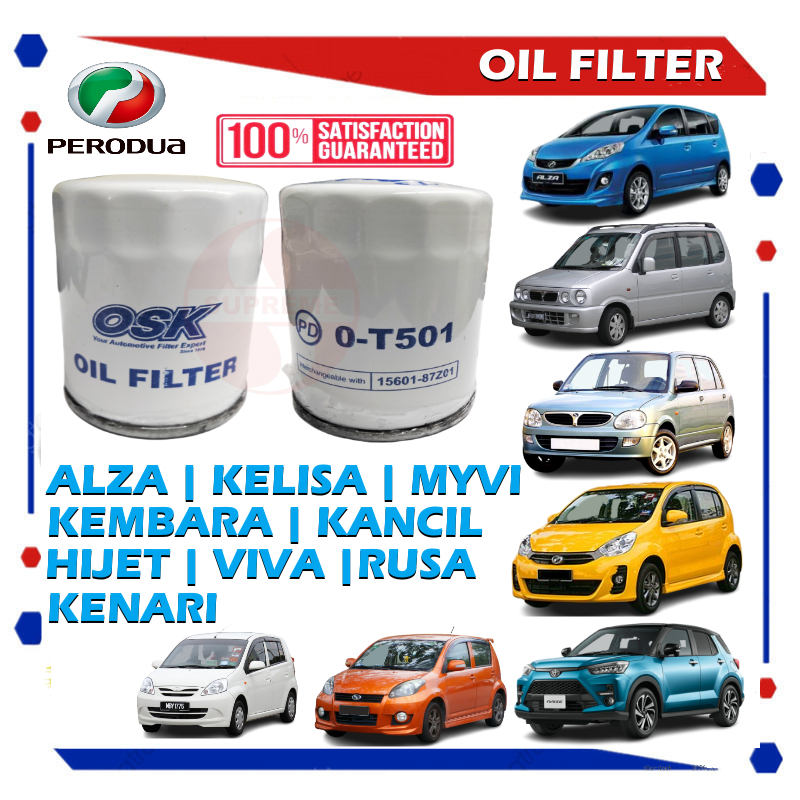 S2U Oil Filter Perodua Alza Kelisa Kenari Kembara Kancil Myvi Viva Rusa