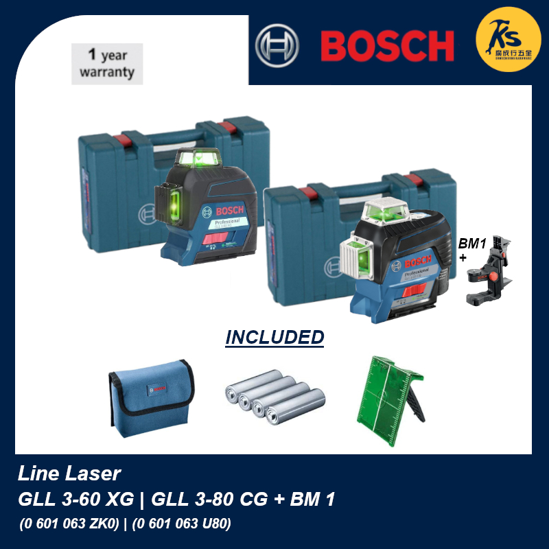 BOSCH Line Laser GLL 360 XG GLL 380 CG Professional + BM 1
