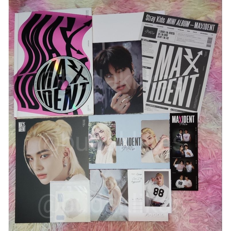 Ready Stock] Stray Kids MAXIDENT Limited Standard Paper Case Album