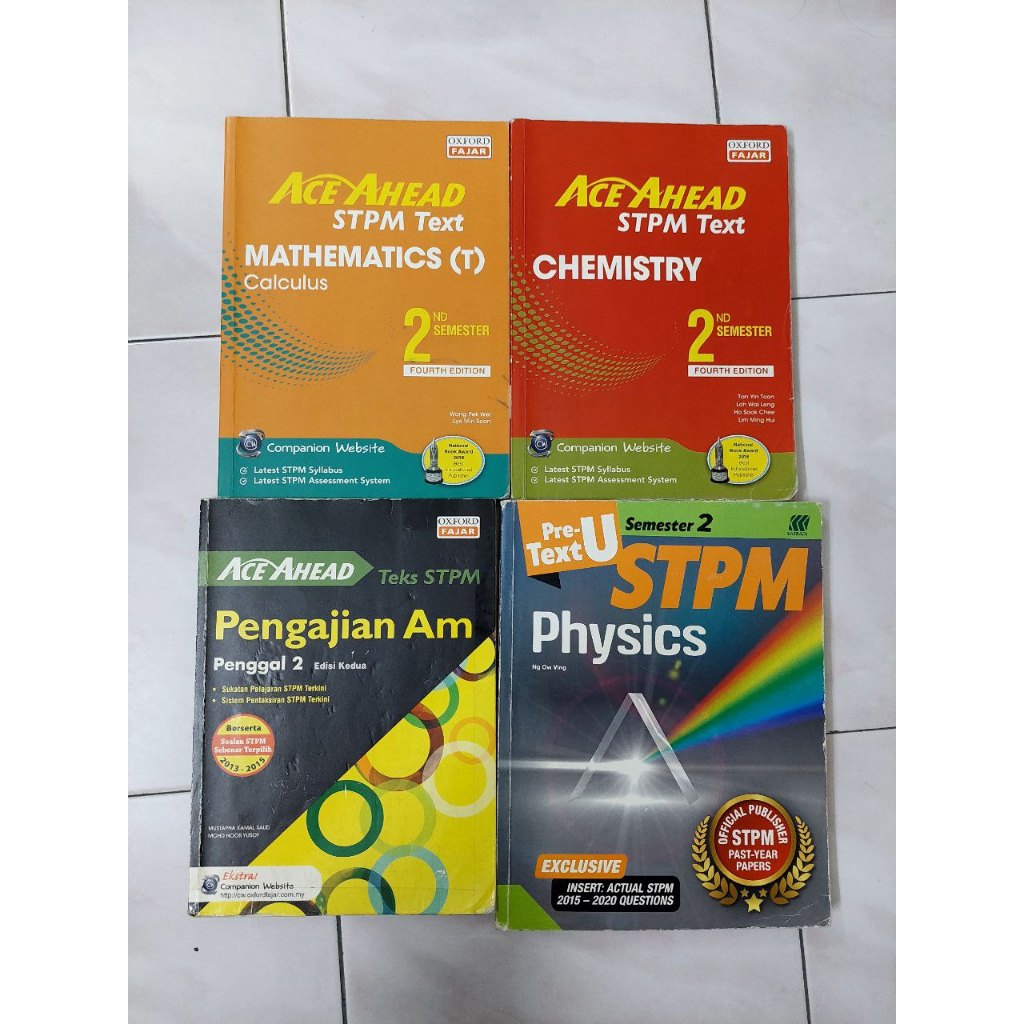 [SECOND HAND BOOK] STPM TERM 2 REFERENCE BOOKS | Shopee Malaysia
