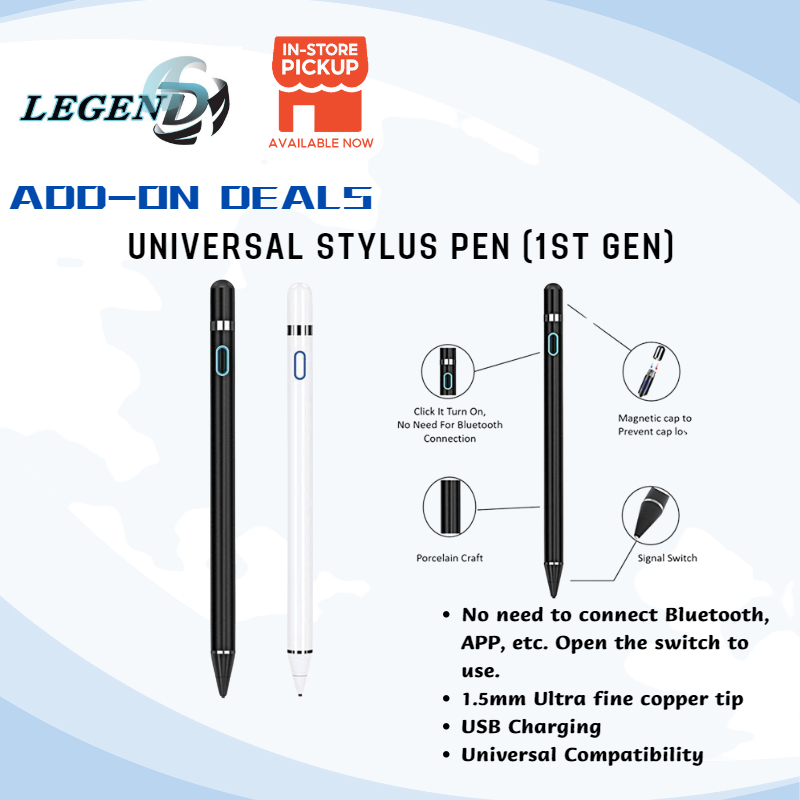 Universal Active Stylus Pen 1ST Generation Drawing Tablet Mobile