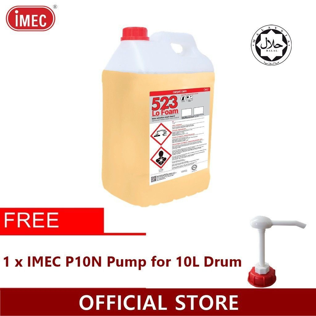 100523C Extraction Carpet/Sofa Cleaner, IMEC 523 Lo Foam, Halal, 2 x
