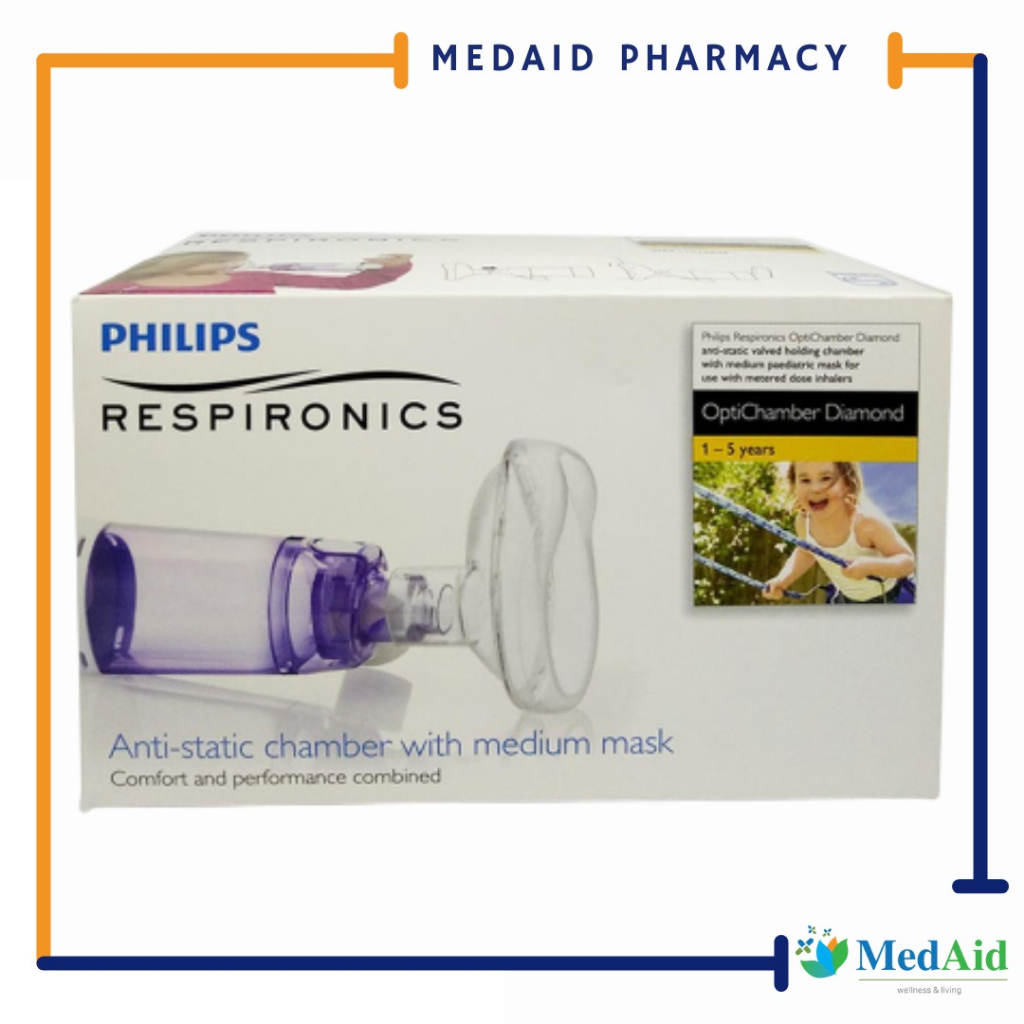 Philips Respironics OptiChamber Diamond with Mask Aerochamber (Infant ...