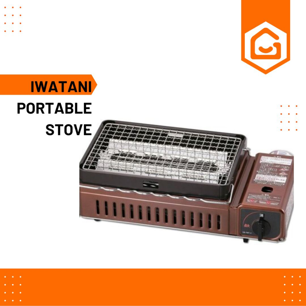 READY STOCK ORIGINAL JAPAN IWATANI ABURIYA PORTABLE GRILL STOVE CBABR