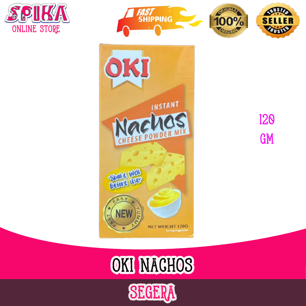 OKI INSTANT NACHOS CHEESE POWDER MIX 120G | Shopee Malaysia