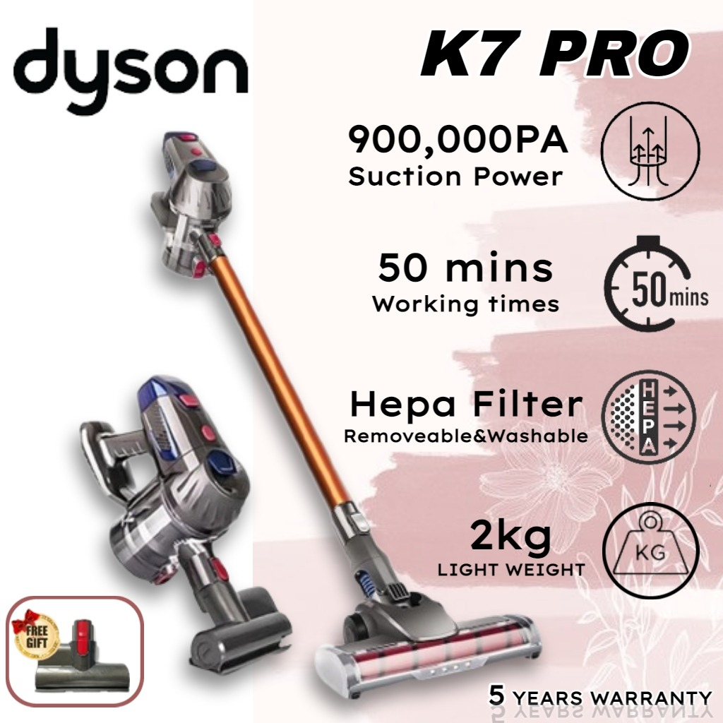 ST6101/K7/K9 Cordless Vacuum Cleaner Vacuum MY 3pin plug Ready stock Shopee Malaysia