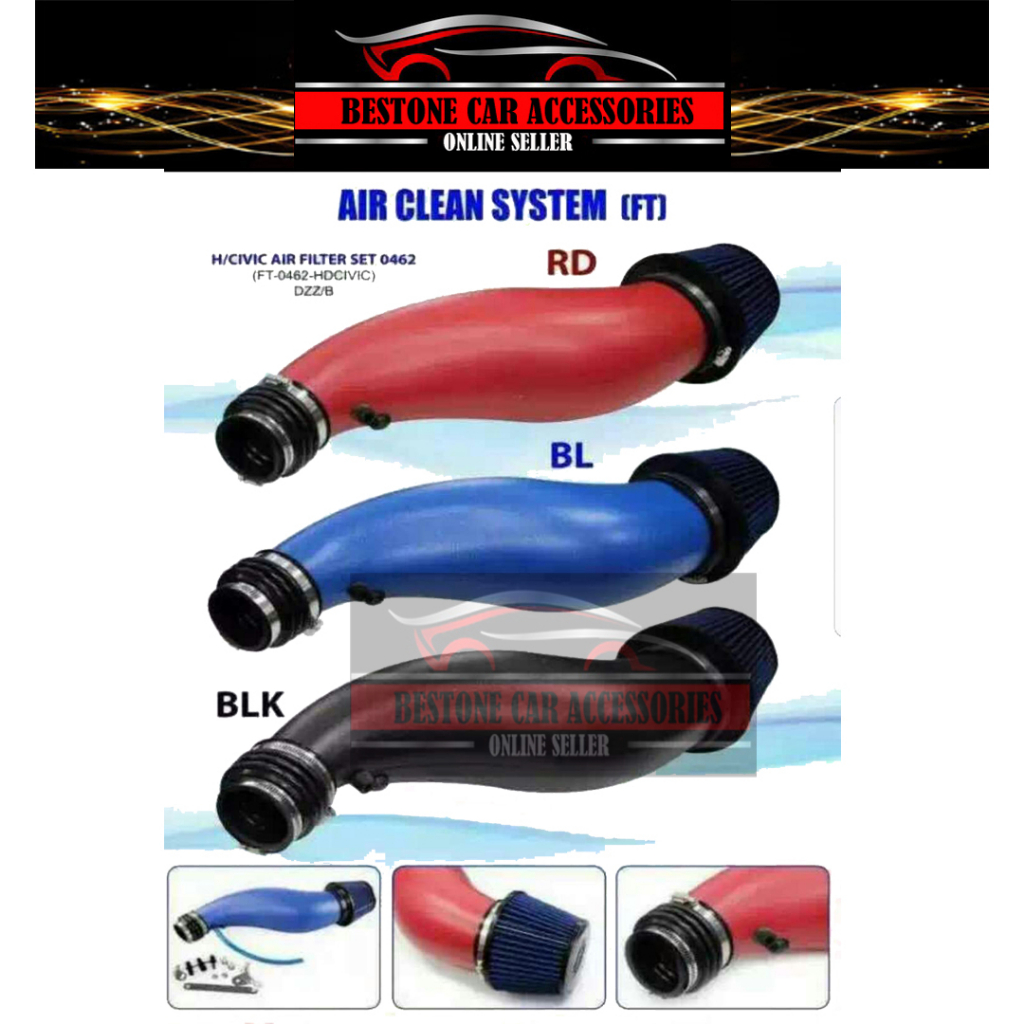 Cold Air Intake Pipe For 92-00 Honda Civic EG EK DC – Fits B & K Series Engines