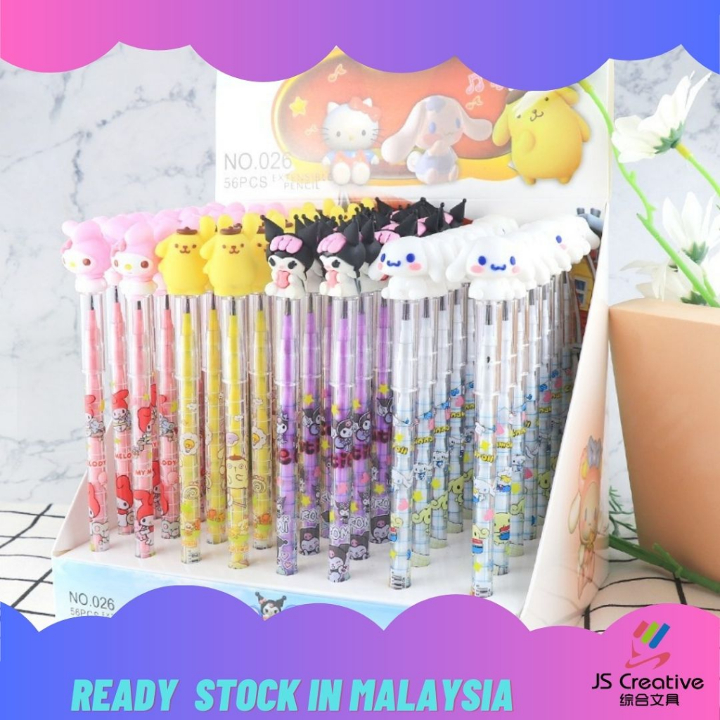 Sanrio Non-Sharpening Pencil Bullet Pencil [Cinnamoroll / Kuromi ...