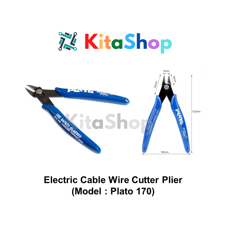 Electric Cable Wire Cutter Plier (Model Plato 170) Shopee Malaysia
