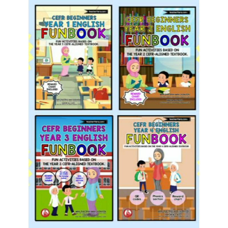 English Funbook Cefr Beginners Teacher Fiera Year 123456 | Shopee Malaysia