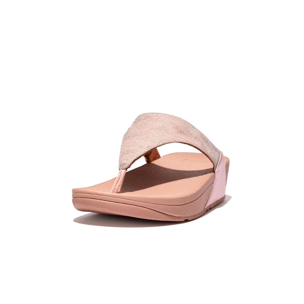 Fitflop Lulu Glitz Toe Post Sandals pink salt desde 79,86