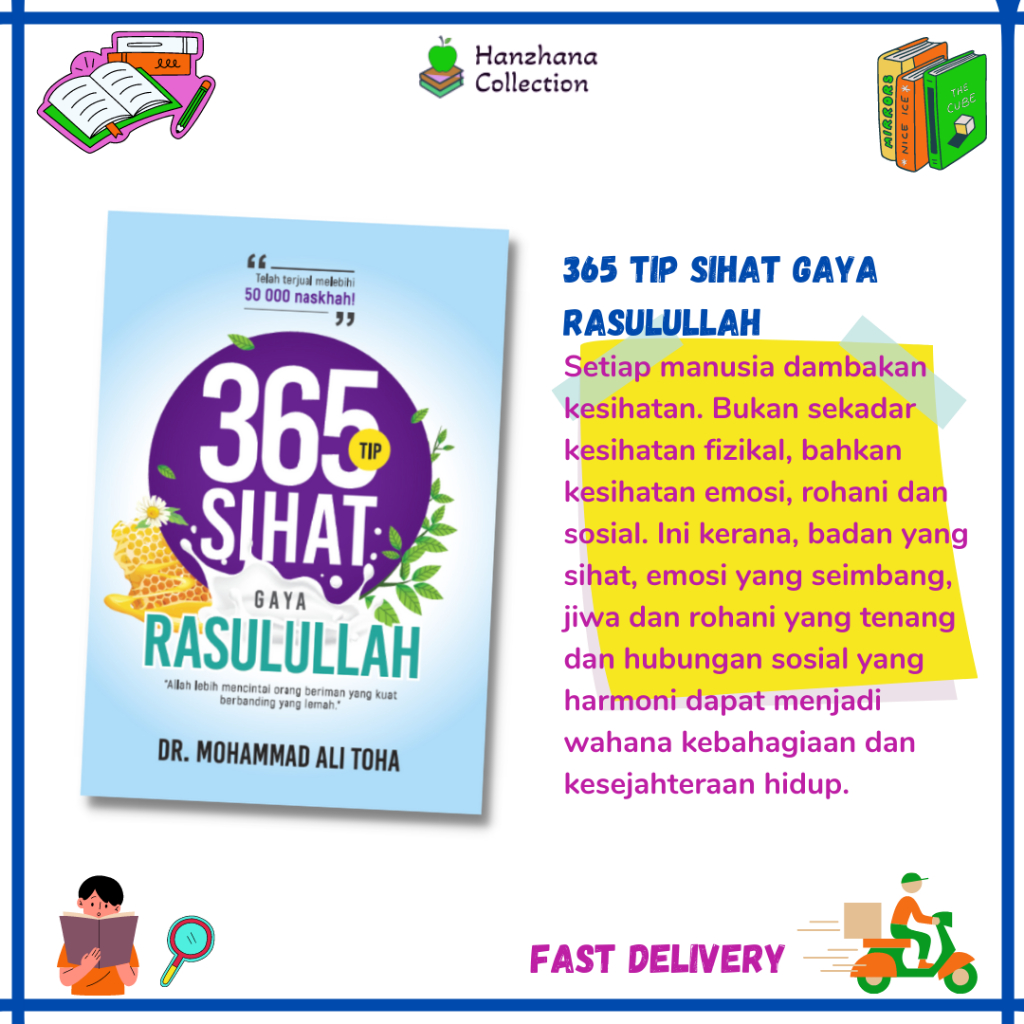 Buku 365 Tip Sihat Gaya Rasulullah By Dr Mohammad Ali Toha Shopee Malaysia 1060
