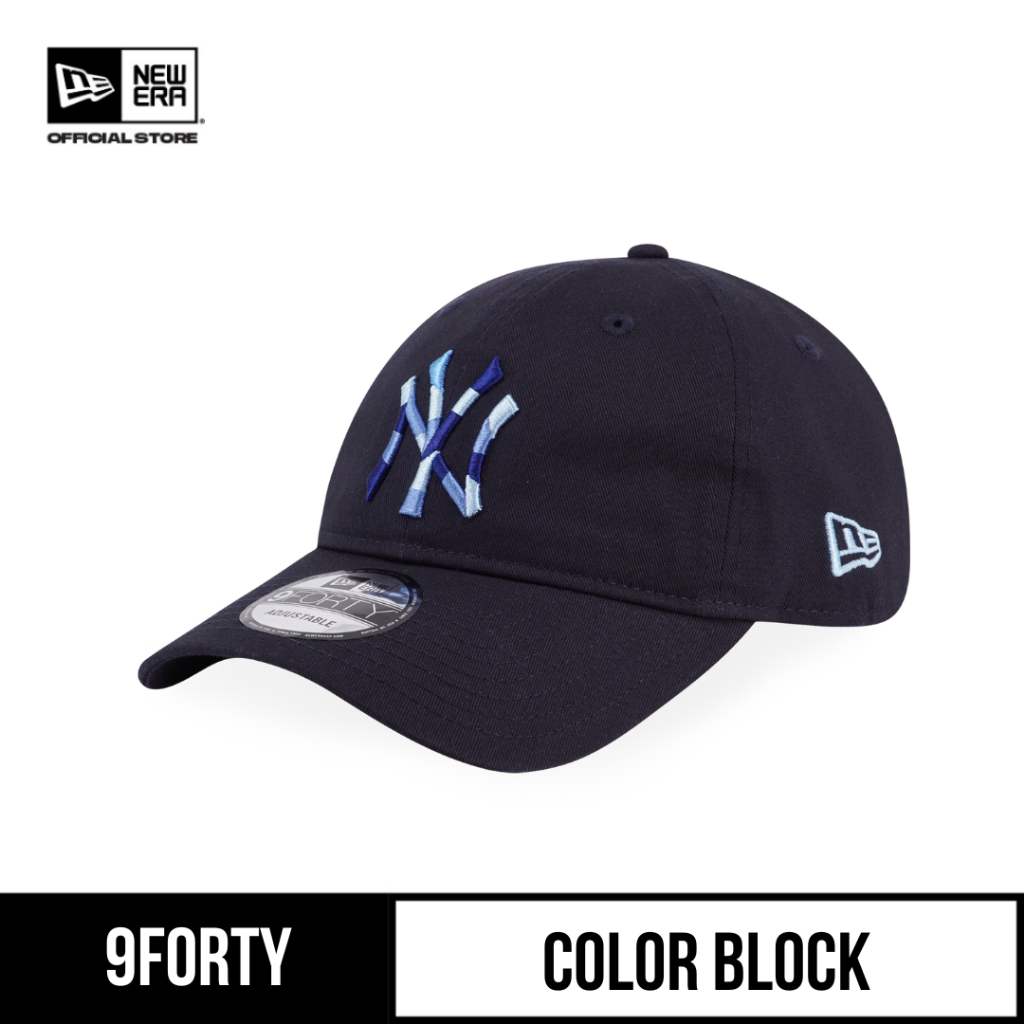 New Era 9FORTY Unstructured New York Yankees Color Block Navy ...