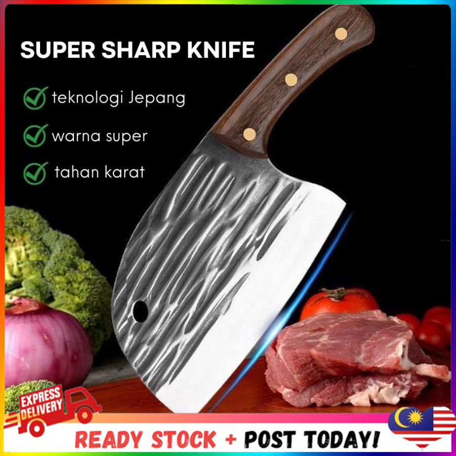 9 Inch Big Knife Chopper Slicing Handmade Forge Longquan Kitchen