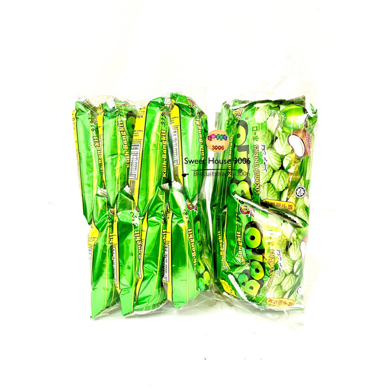 Boro 14g x 8pkt Coconut Cookies Pandan Childhood Memories Kuih Bangkit ...