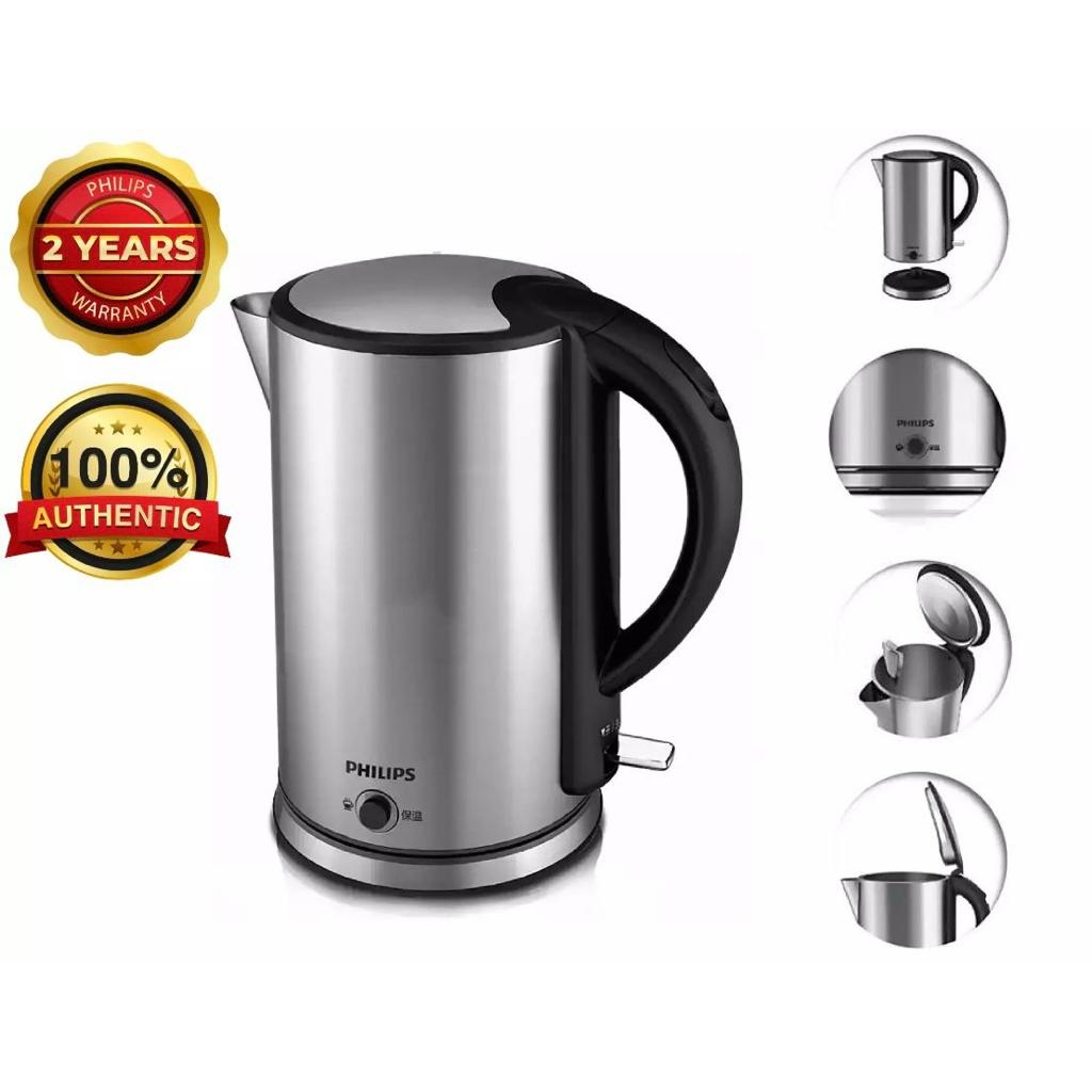 PHILIPS Kettle HD9316 1.7L(keep warm function)3pin plug Shopee Malaysia