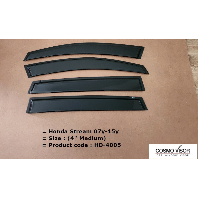 Honda Stream 07y-15y Door Visor / Window Vent Visor Deflectors | Shopee ...