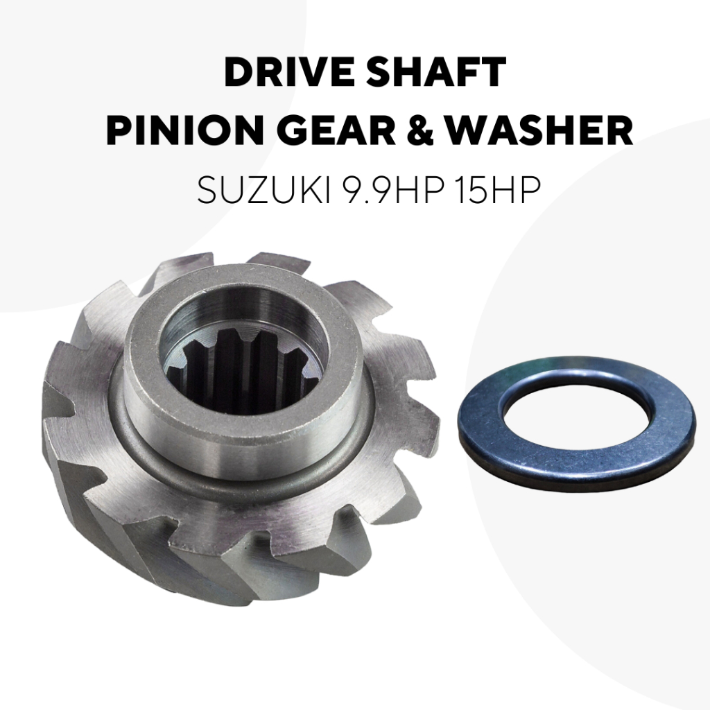 SUZUKI 9.9HP 15HP DRIVE SHAFT PINION GEAR WASHER 2STROKE GIGI PINION