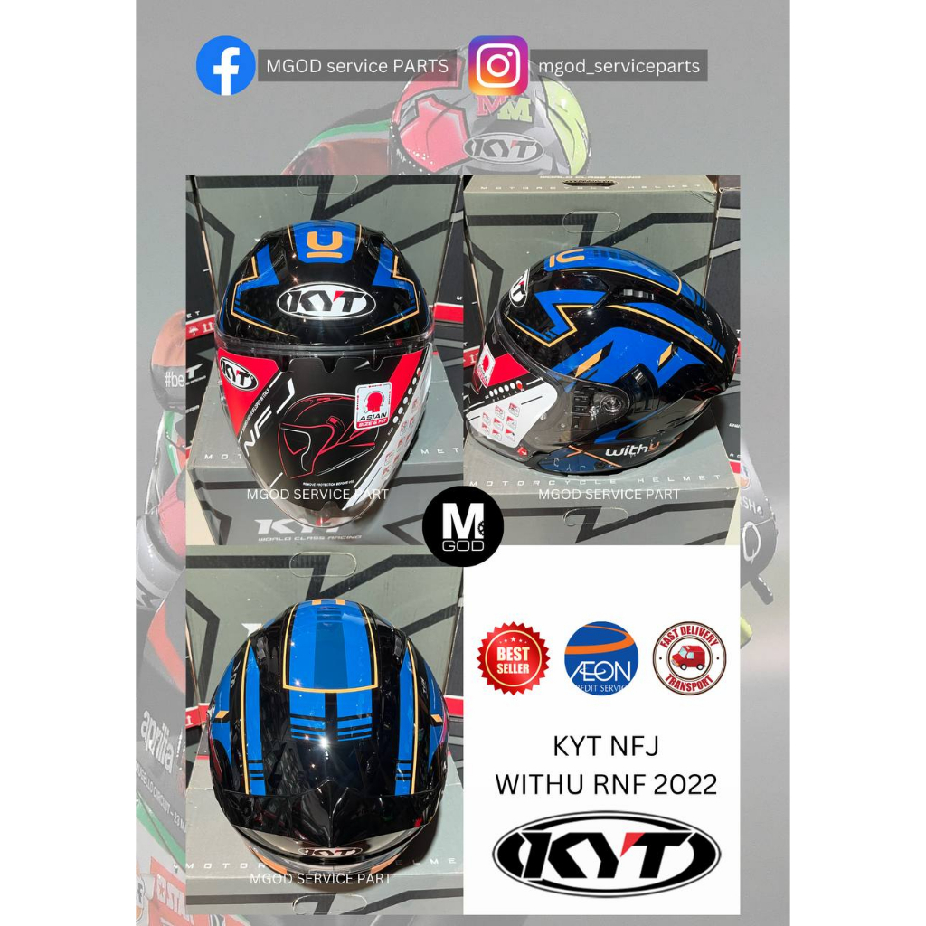 YSNJX038 KYT NFJ HELMET KYT NFJ KYT HELMET KYT WITHU RNF 2022 KYT ORIGINAL Shopee Malaysia