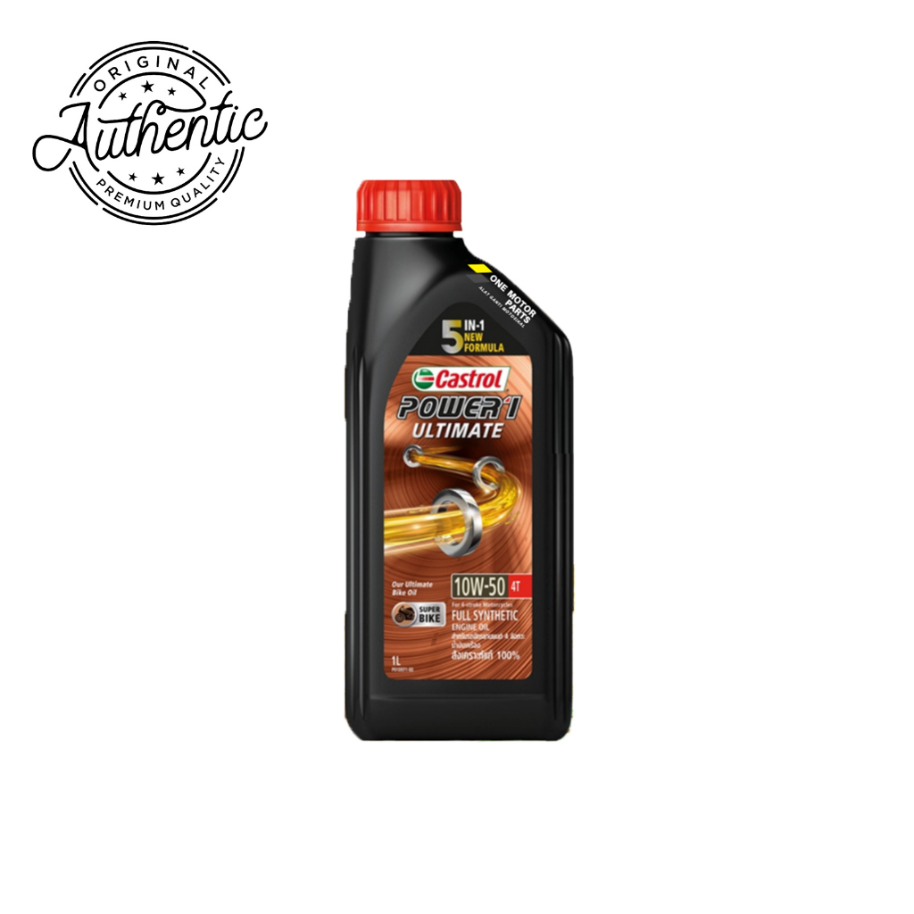 Castrol POWER1 ULTIMATE 10W40 4T Full Synthetic Engine Oil Bikes 1L