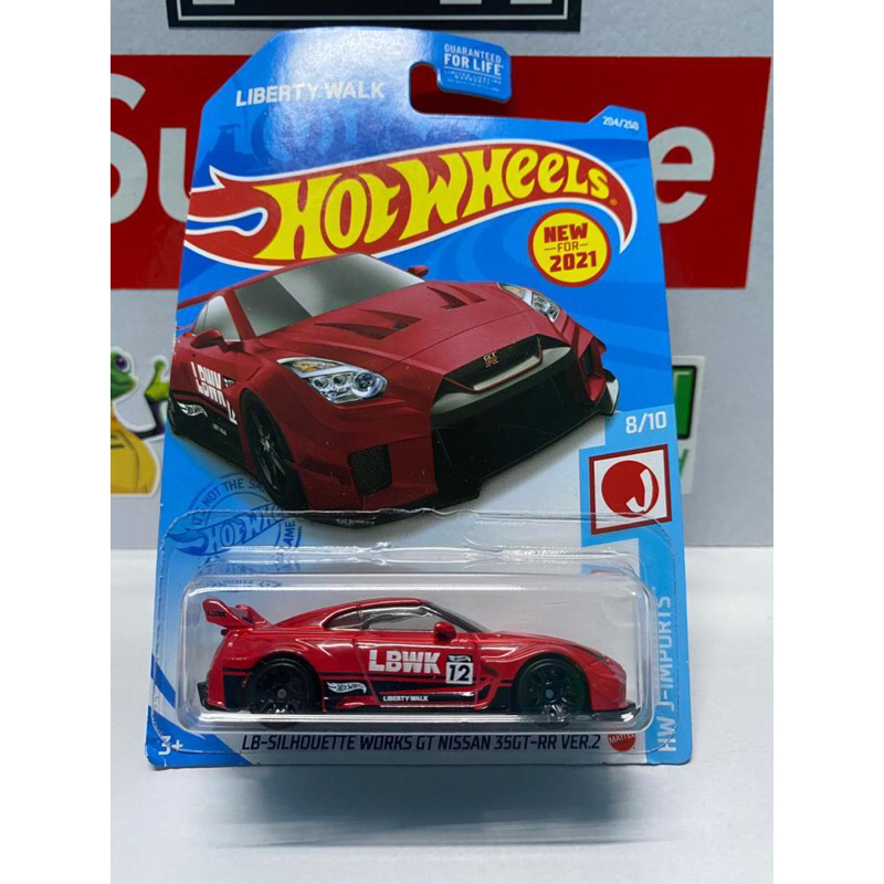Hot Wheels LBWK Silhoutte Works GT Nissan 35GT RR Ver.2 R35 LBWK Red ...