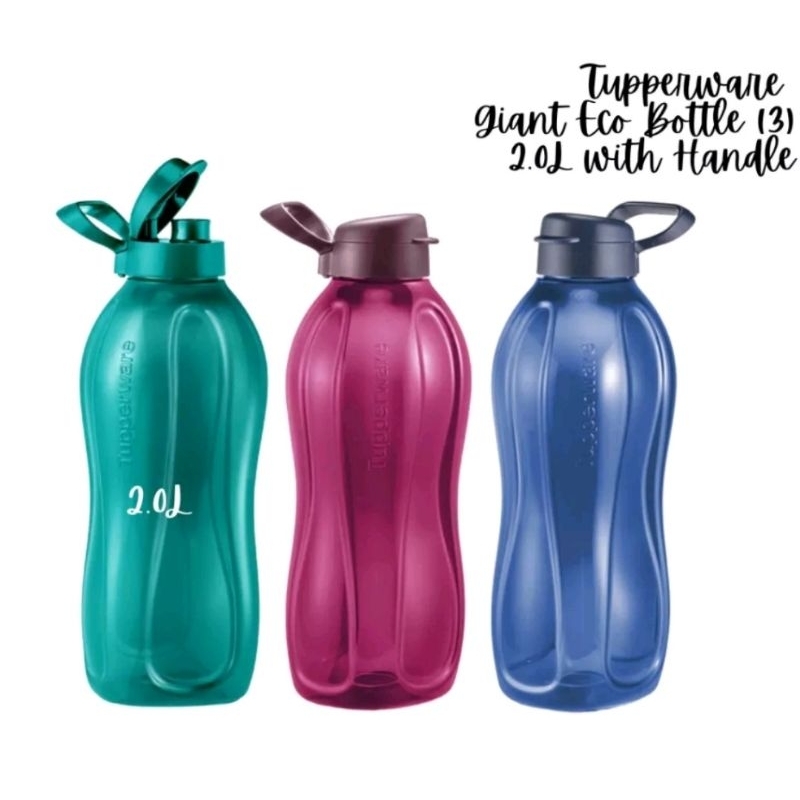 Tupperware Airtight Liquid Tight Berkas Air Gaint Eco Bottle Shopee
