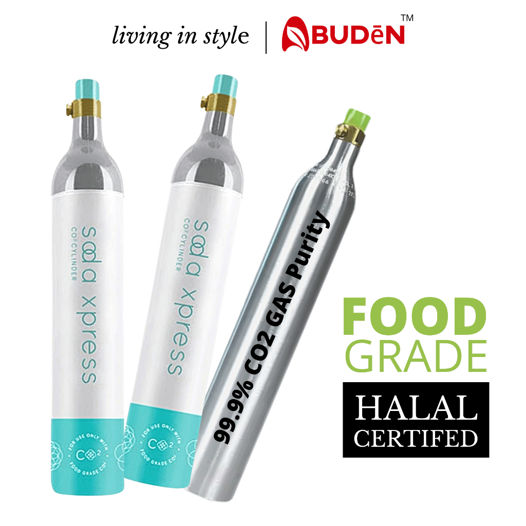 ABUDEN Soda Maker Soda Machine SodaXpress Carbonating Cylinder 0.6L Co2