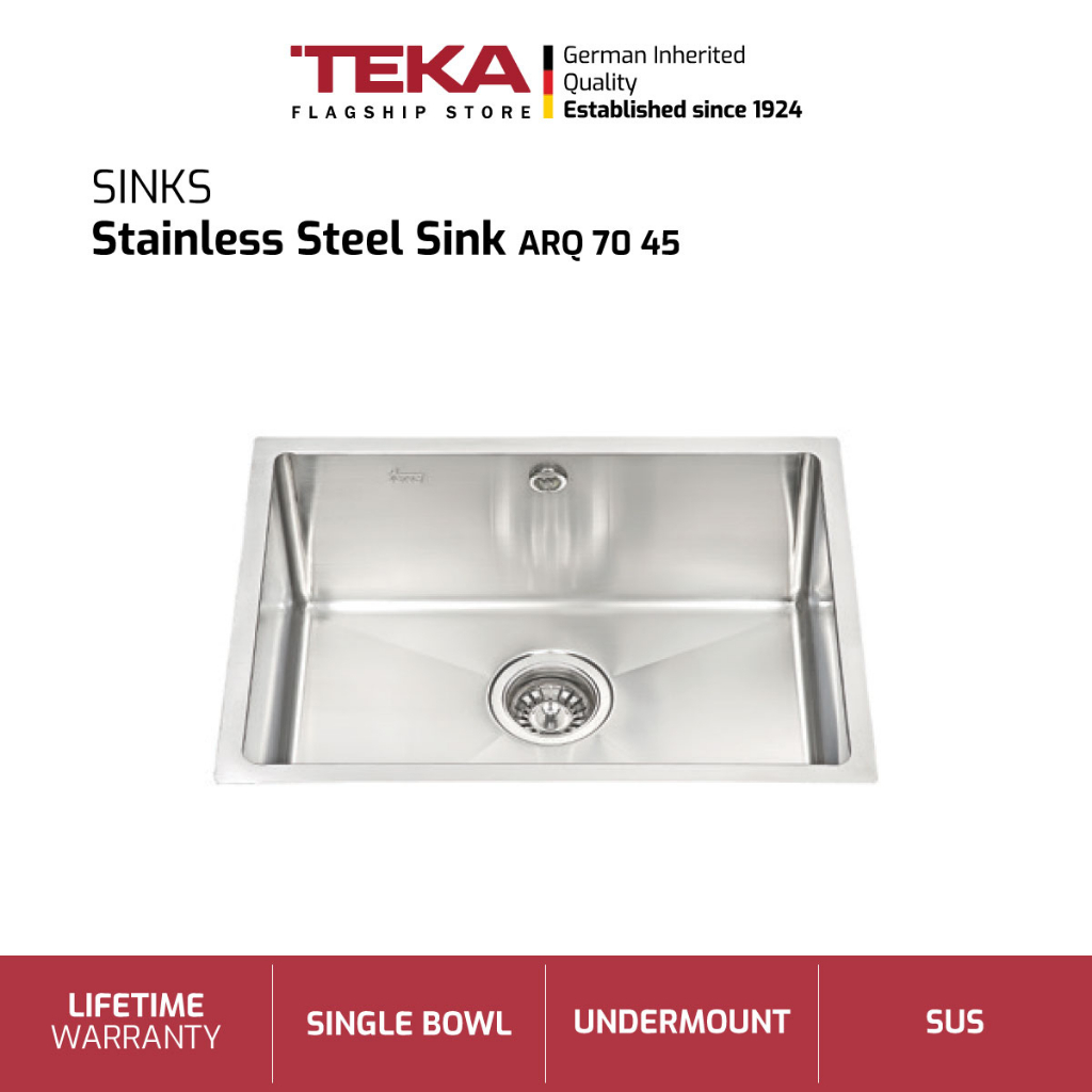 Teka Stainless Steel Sink Arq 70 45 Shopee Malaysia 1282