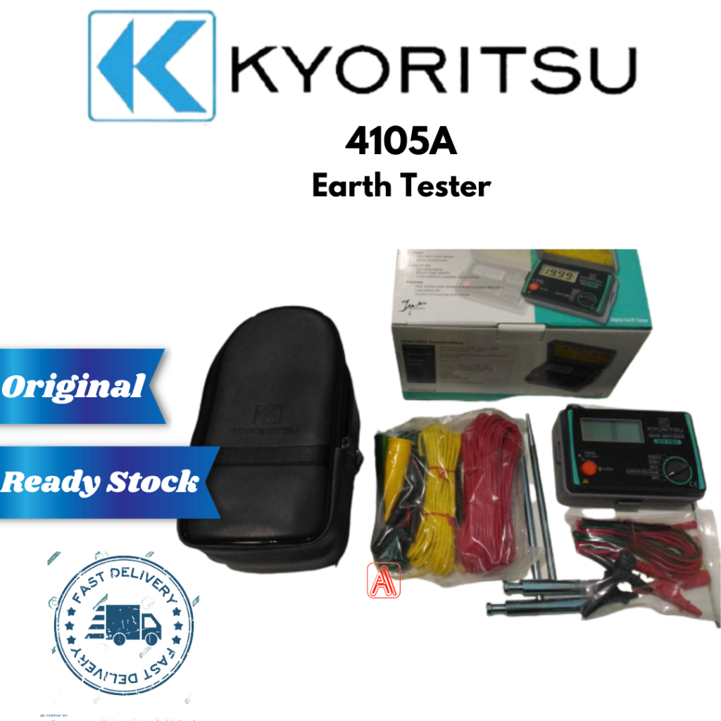 Kyoritsu 4105A Digital Earth Testers ( KEW 4105A ) | Shopee Malaysia