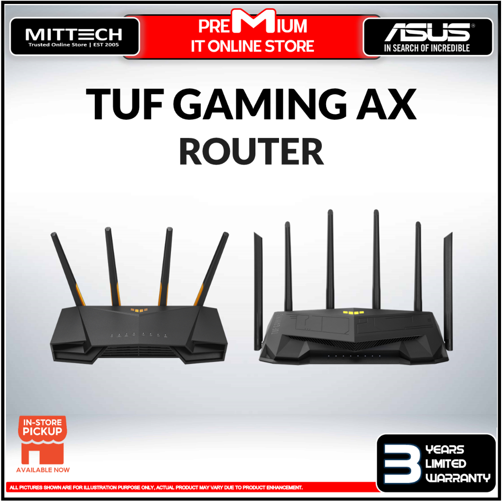 Asus TUF Gaming AX Dual Band WiFi 6 802 11ax Gaming Router TUF AX4200 TUF AX5400 TUF AX6000