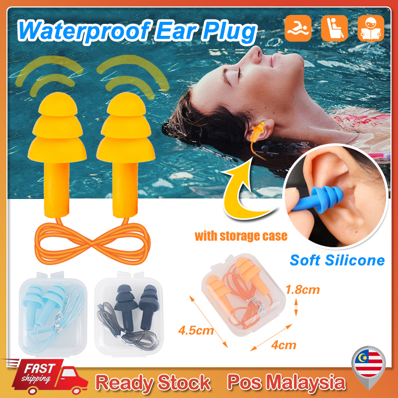 1 Pairs Ear Plugs With Box Noise Reduction EarPlugs for Sleep Swim