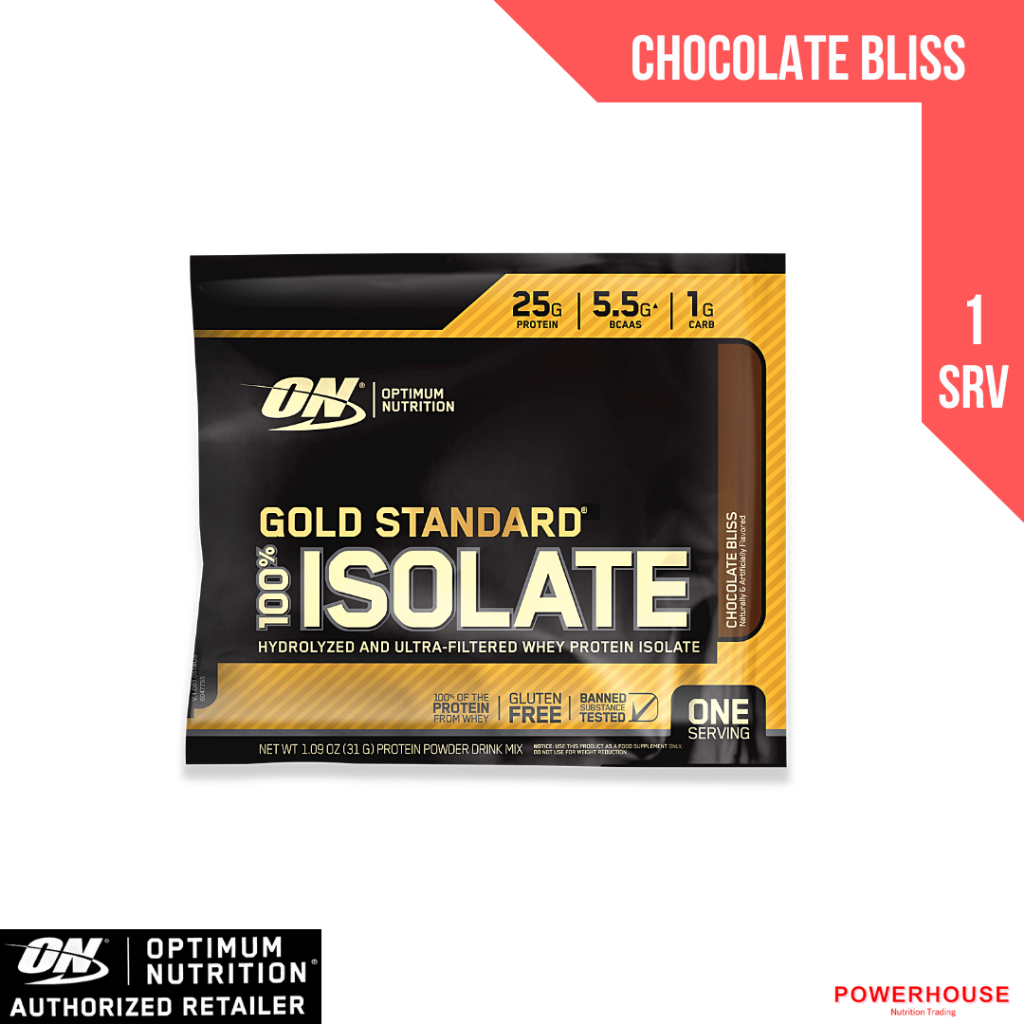 Optimum Nutrition Gold Standard Isolate 1 sachet, 1 serving [ON Whey