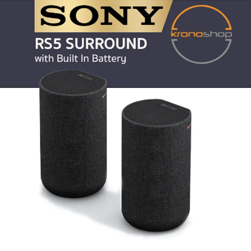 Sony RS5 180W Wireless Rear Speakers with Builtin Battery SARS5 SARS5