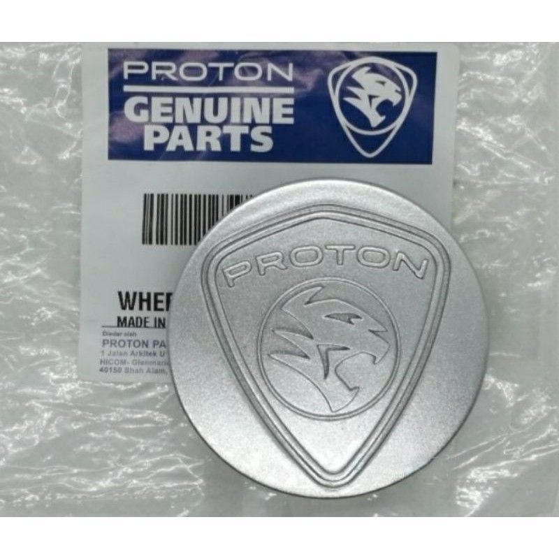 ORIGINAL PROTON WHEEL CENTER CAP(CHROME GREY SILVER) | Shopee Malaysia