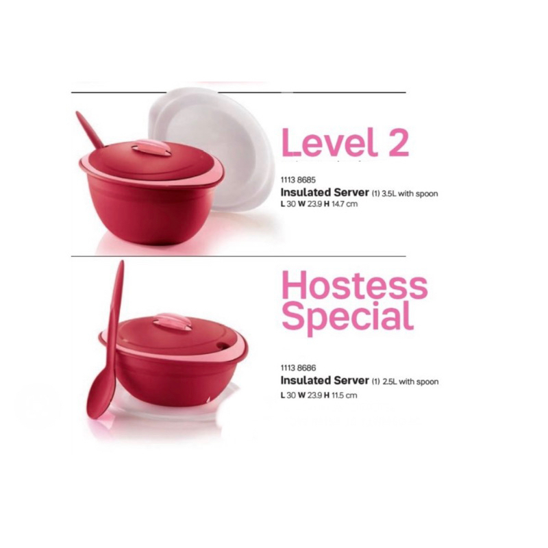 Insulated Server Tupperware | Shopee Malaysia