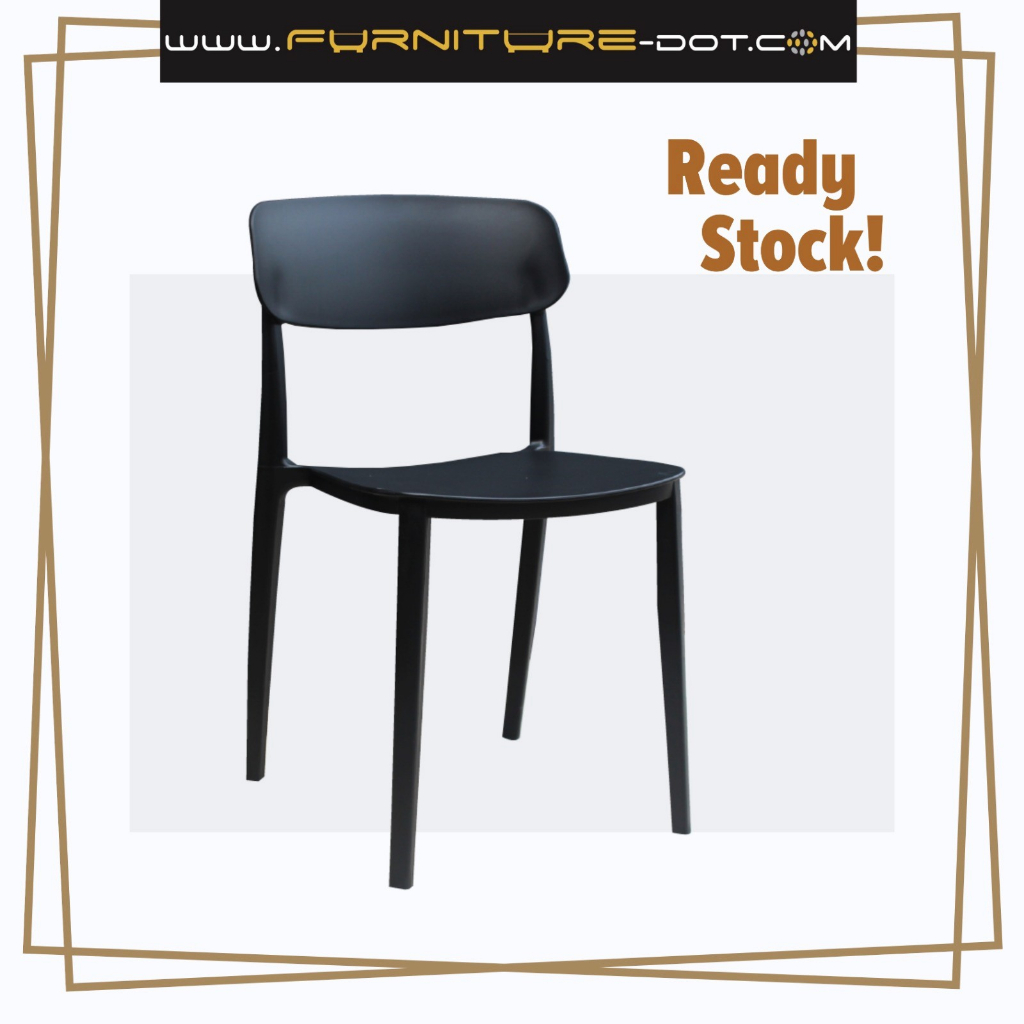 Nordic Plastic Chair / STACKABLE PP Dining Chair - FRM0300 | Shopee ...