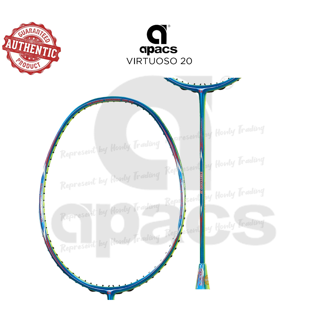 Apacs Virtuoso 20/Virtuoso 50 [Without String] Free grip - 6UG2 - Badminton Racket