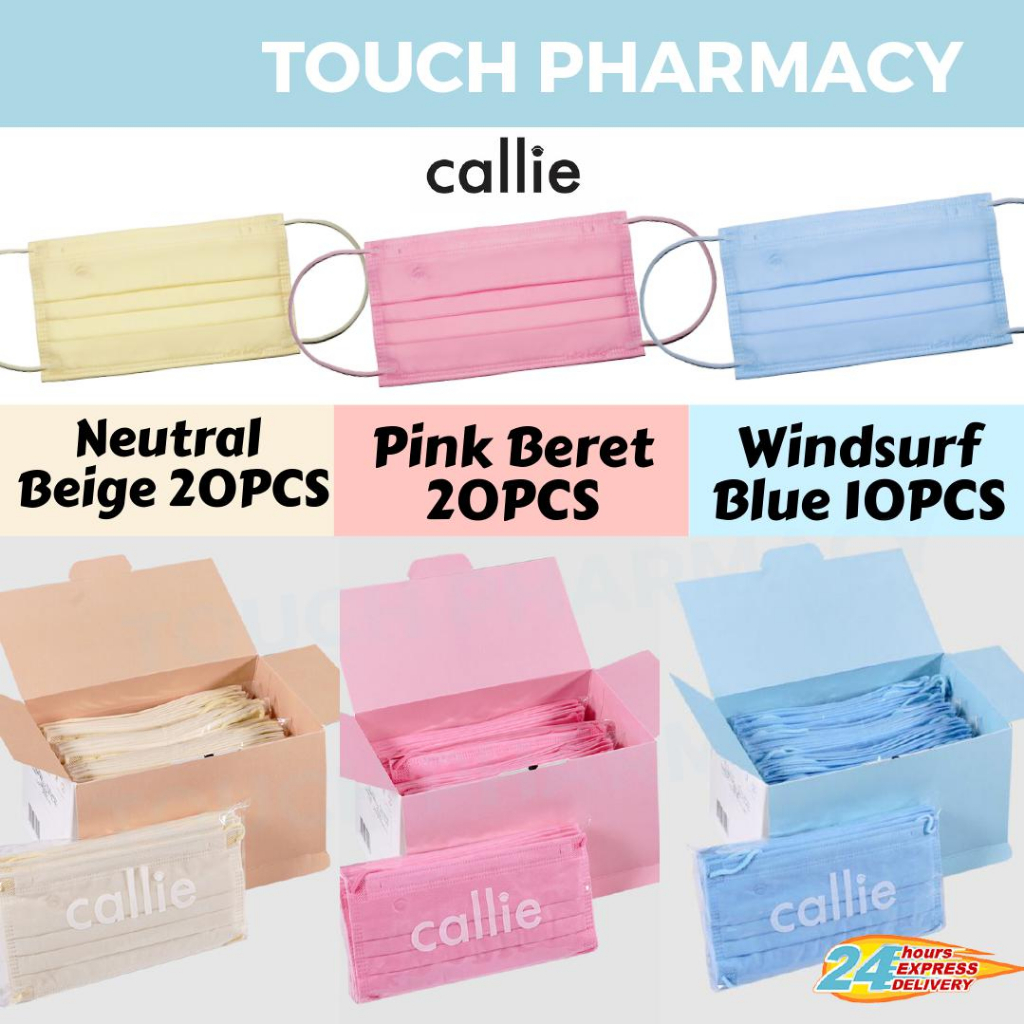 [NEW!!] CALLIE MEDICAL MASK 4 Ply 50pcs / KF94 20pcs/ 3D 20pcs