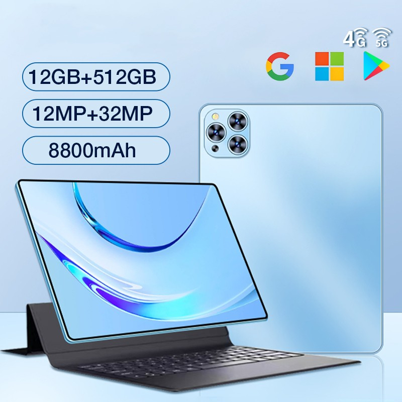 2023 Original BarTab 5G Tablet PC 12 Inch 12GB+512GB Cheap Android