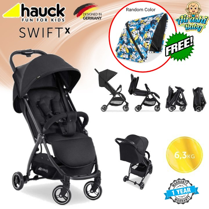 Hauck Swift X AutoFold Baby Stroller Lightweight Compact All
