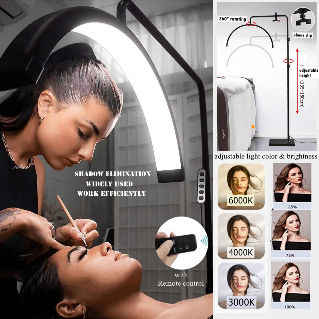 Eyelash Extension Facial Lamp 40W 50W Lash Extensions Led Floor Lamp