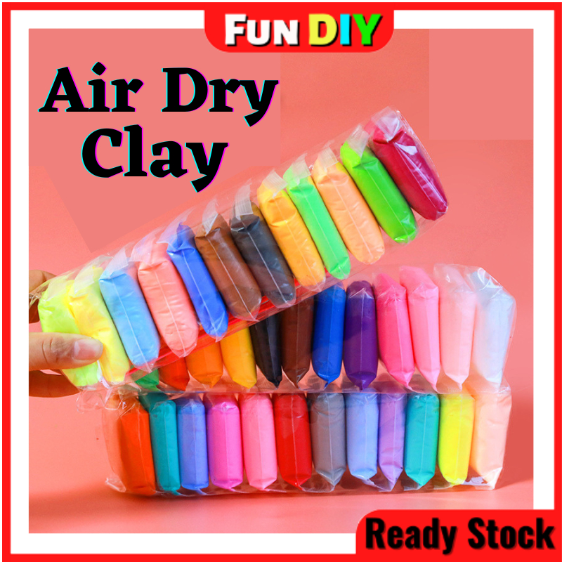 FUN DIY / 36 Colors Air Dry Clay Set / Super Light Clay Butter Slime / Educational toys for kids