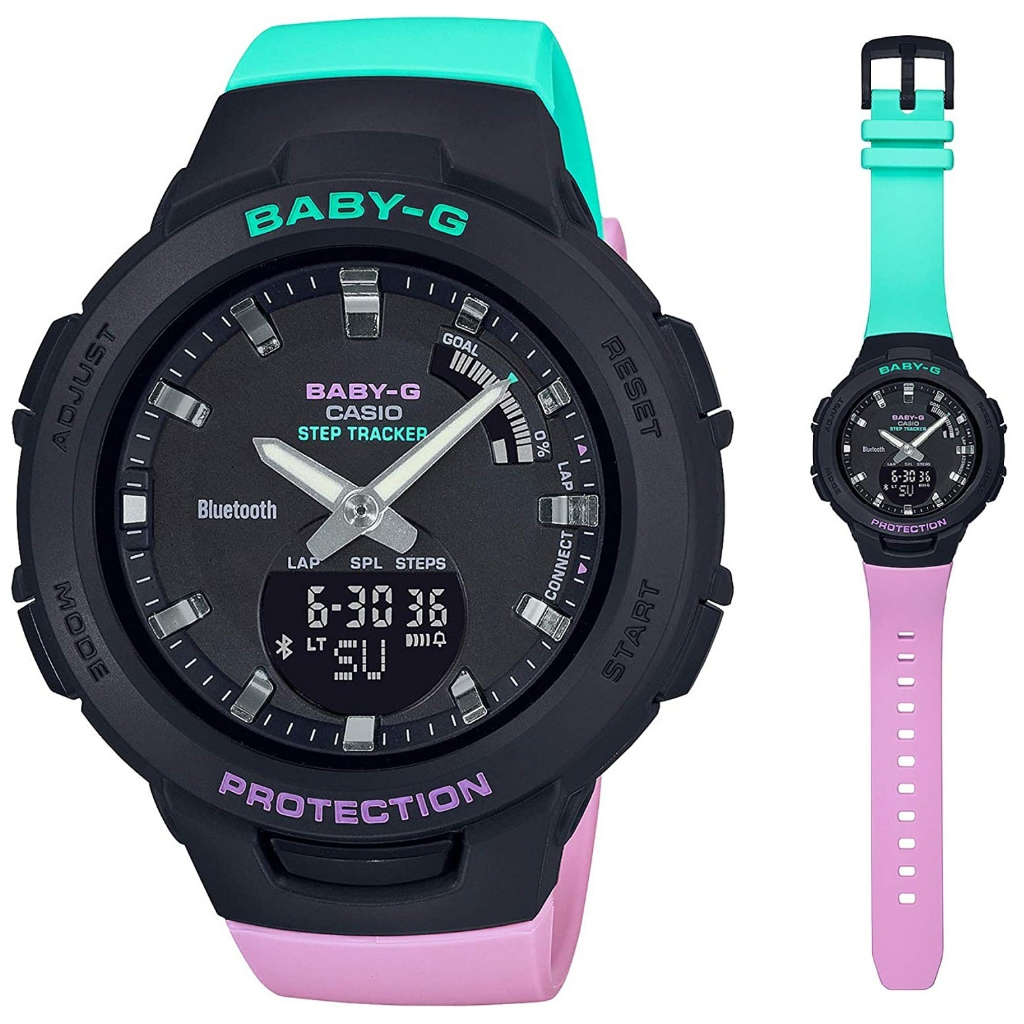 Casio Baby G BSA B100 with Step Tracker and Bluetooth Shopee Malaysia