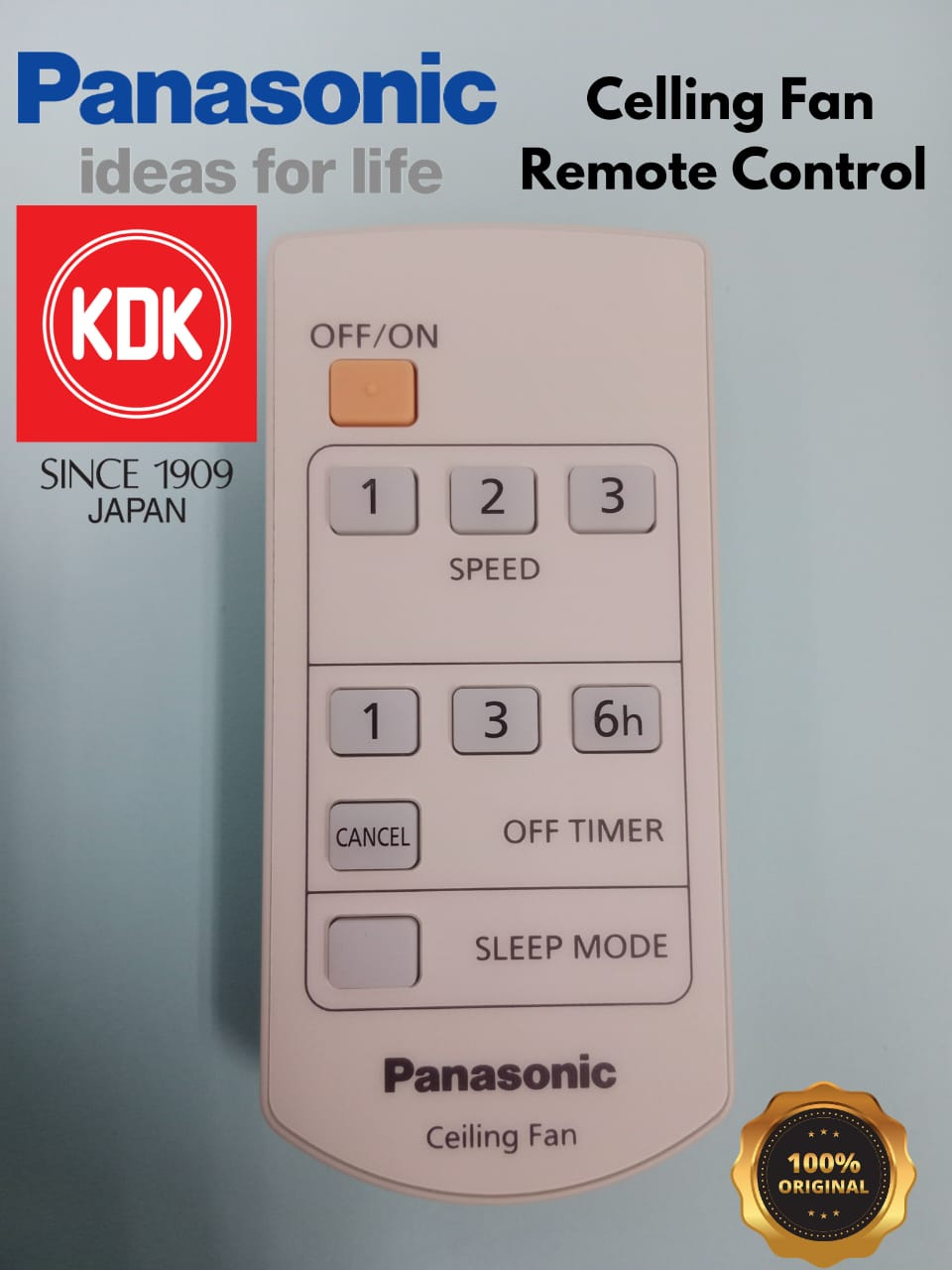 PANASONIC / KDK Celling Fan Remote Control | Shopee Malaysia